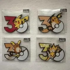 30th マグネット イワンコ ルガルガン3種セット 中国ポケモンセンター