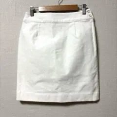 コーデュロイ ミニスカート オフホワイト サイズ64-91