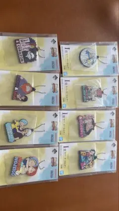 ワンピース ラバーキーホルダー 8個セット　フルコンプ　一番くじ