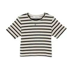 Her lip to Trois Logo Ribbed Tee ボーダーのサムネイル