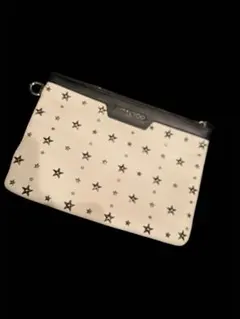 JIMMY CHOO ZENA クラッチ バッグシャンパン色カード付き - メルカリ