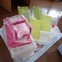 R7.8/20更新❁タッパーウェア　スーパーケース4個セット　しのたん様 R7.8/20更新❁タッパーウェア スーパーケース4個セット しのたん様