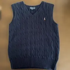 Polo by Ralph Lauren ネイビー ベスト S(8)