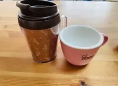 ミスタードーナツのマグカップ　ピーターラビットのタンブラー2点セット