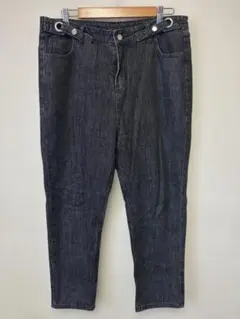 ダークデニム スリムフィットパンツ XXL