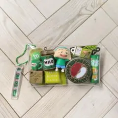 ガチャ詰めポーチ　グリーン　紗々　チップスター　プレスバターサンド　ガチャ