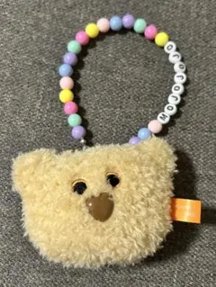 mojojojo ビーズチェーン付きフェイスマスコット2 クマ　くま