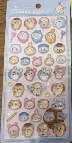 ボンボンドロップシール　ボンドロ　シール　ちいかわ　みんなポーズ