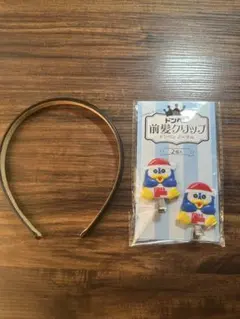 韓国風 ヘアアクセセット カチューシャ 前髪クリップ ドンペン