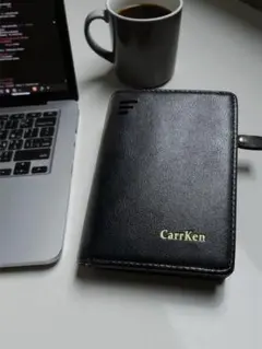 ム*ギ様 CarrKen 二つ折り財布 ブラック