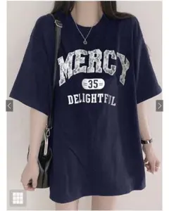 レースロゴプリントロングTシャツ sf1057のサムネイル