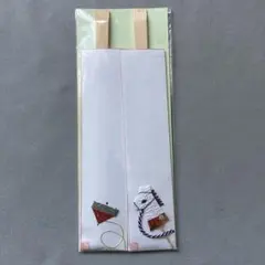 【未開封】和風 馬とコマの箸袋　割り箸　2膳セット