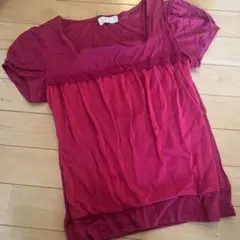 ef-de 半袖 Tシャツ ピンク サイズ9 カシミヤのサムネイル