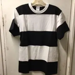 新品S ユナイテッドアスレ 5.6オンス 半袖ボーダー Tシャツ
