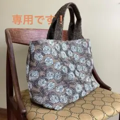 ミナペルホネン　両面rosy　マチあり　トートバッグ 秋桜子様専用です！ミナペルホネンrosy大きめトートバッグ - メルカリ
