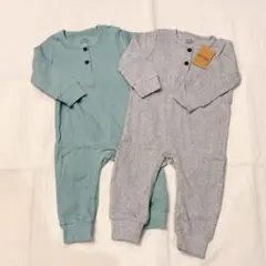 ロンパース・カバーオール 2点セット 18M 新生児男の子女の子ロンパース