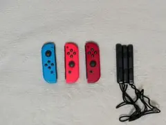 Nintendo Switch 赤 青 ジョイコン3個 ジャンク品
