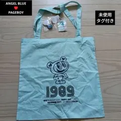 ♥️ANGEL BLUE×PAGEBOY♥️未使用タグ付き　バッジ付トートバッグのサムネイル