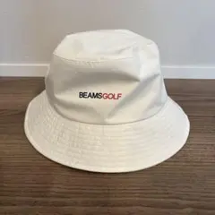 BEAMS GOLF バケットハット ホワイト