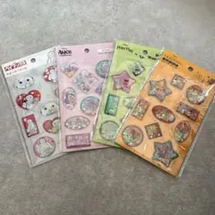 セリア ディズニー ウォーターシール 4枚セット