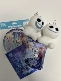 【Frozen Fantasy】未使用ぬいば・ポストカード・ステッカー6点セット