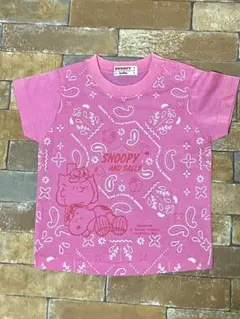 familiar SNOOPY スヌーピー Tシャツ 90サイズ ピンク