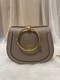 極美品✨ クロエ テス ラージ 3WAY ショルダーバッグ モッティグレー 