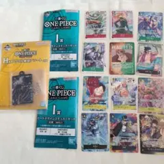 一番くじワンピースカードゲーム　　H賞 アクリルチャーム　I賞 ステッカーセット