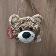 Suzie's Zoo クマ顔型バッグ　ポーチ　スージーズー　クマ　平成レトロ