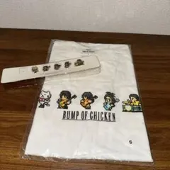 BUMP OF CHICKEN 　ニコル　ピンズ　Tシャツ Sサイズ FFコラボ