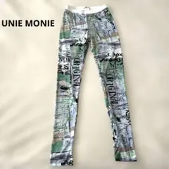 UNIE MONIE レギンス スパッツ総柄 グラフィックプリントフリーサイズのサムネイル