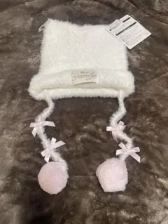 【新品未使用】タグ付きディズニーファンキャップ おしゃれ マリー ニットキャップ