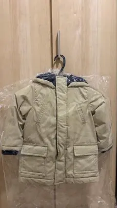 petit bateau ベージュ 中綿コート フード付き 4ans/104cm