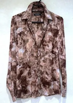 トルネードマート 花柄ストライプシャツ　シュリセル 5351