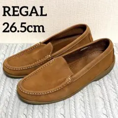 REGAL ブラウン ドライビングシューズ　スエード 26.5cm