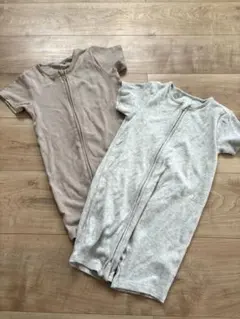 【美品】NEXT ベビー ロンパース 2着セット リブ素材