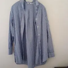 UNIQLO ストライプ柄 長袖シャツ