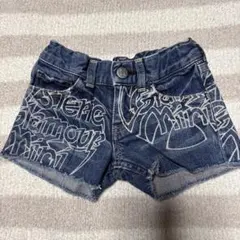 ヒスミニ デニムショートパンツ