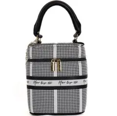 Herlipto HLT Jacquard Vanity Bag silver
