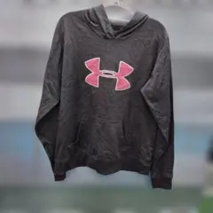 Under Armour グレー パーカー ピンクロゴ（136）