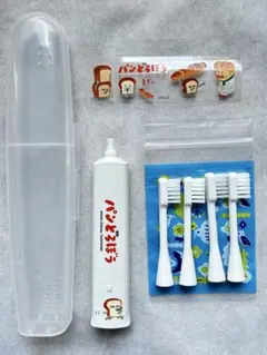 こどもハピカ はじめてセット パンどろぼう 歯磨き 歯ブラシ 電動歯ブラシ