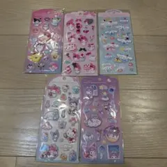 サンリオ ジュエルマシュマロステッカーズ5種セット