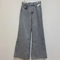 H&M デニムパンツ スーパーワイドウルトラハイデニム フェザーソフト/新品