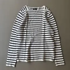 【美品】ZARA ボーダー　コットンニット　M