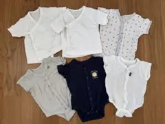 【まとめ売り】ベビー肌着 6点セット 50 60サイズ 西松屋　ユニクロ