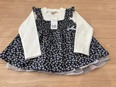 プティマイン 小花ドッキングチュニック 110