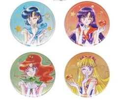 セーラームーン オーロララメ缶バッジ 内部戦士 笑顔ver.