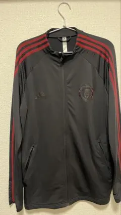 adidas マンチェスターユナイテッド ジャージ 黒 赤 Lのサムネイル