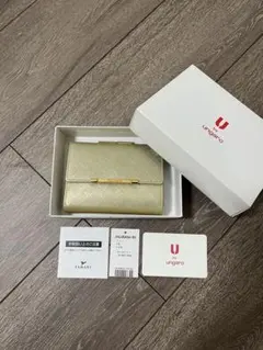 U by ungaro アイガー 口金付折り　財布　ユーバイウンガロ　ゴールドのサムネイル