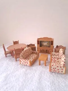 シルバニアファミリー リビングルーム家具セット　まとめ売り